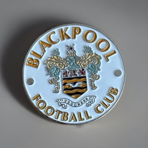 Blackpool football club enamel - blackpool,