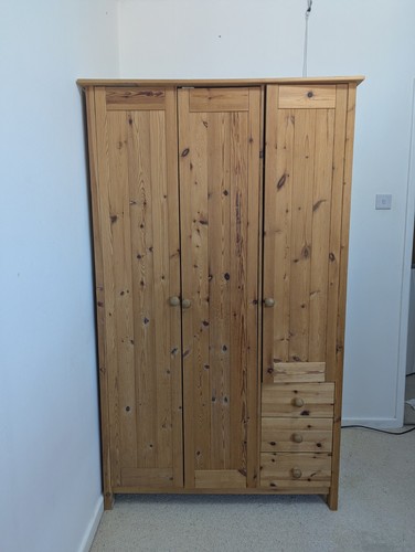 Vintage argos pine - pine, wardrobe