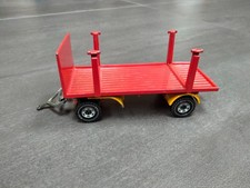 Siku - Trailer red (part of Set No. 3715 MAN crane truck) - Made in West Germany