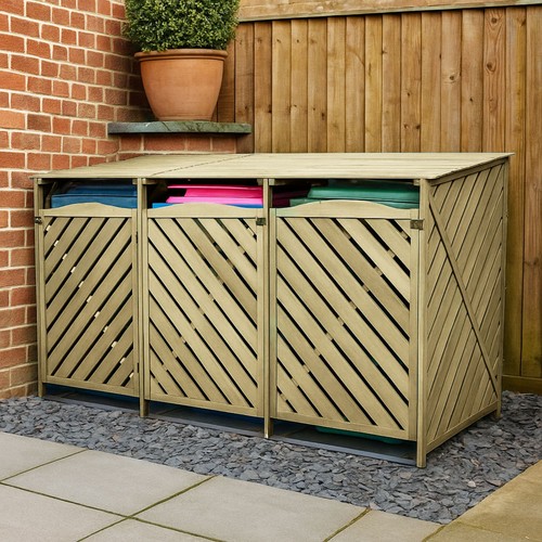Bay wheelie bin storage - 3,