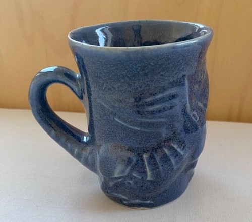 Welsh dragon mug blue - welsh,