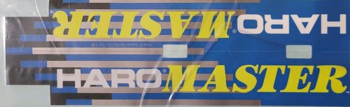 Haro bikes 1987 master decal - bikes,