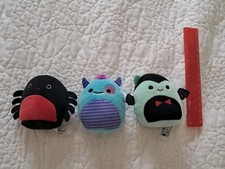3 inch Halloween Squishmallow Figures McDonalds Happy Meal