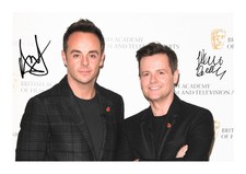 Ant and Dec Signed A4 Autograph Photo Print