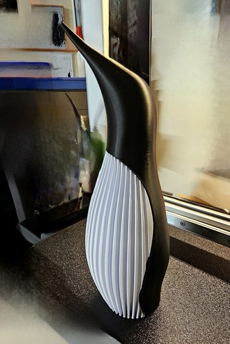 Abstract penguin sculpture - sculpture, |