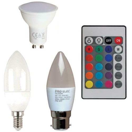 E14 b22 rgbw led candle - e14,
