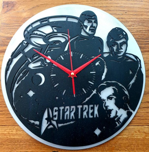 Star trek super fan clock - star,