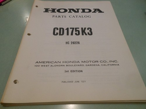 Nos oem honda parts catalog - oem,