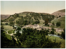 Derbyshire. Monsal Dale from