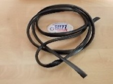 Vespa Lambretta Toolbox Door Rubber Trim Aprox 100cm Long BLACK 004673