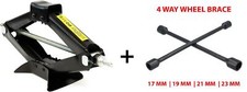1.5 Ton Car Van MPV Strong Duty Wind Up Scissor Strong Jack + 4 Way Wheel Brace