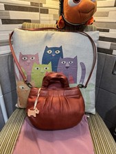 Radley London Red Tan Genuine