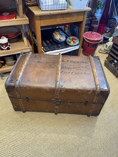 Antique leather elm - leather, &
