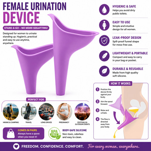 Pack female portable - portable, urinal