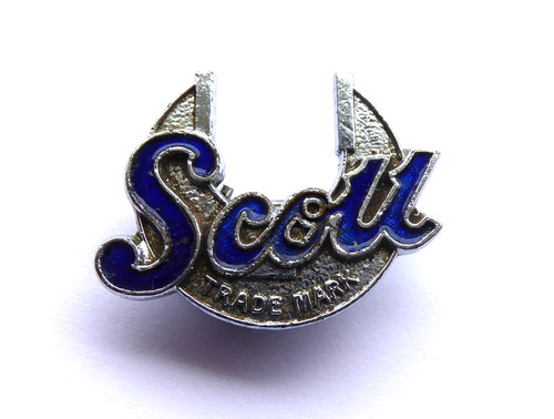 Scott motorcycle badge - scott,