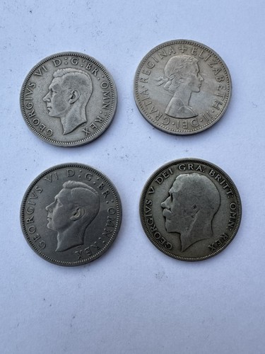British halfcrowns 1920 - british,