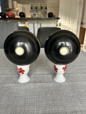 Superb Pair Of Taylors K Reg Crown Green Bowls 2lb 10oz