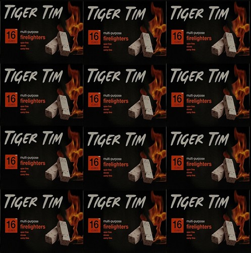 Tiger tim firelighters - firelighters, box