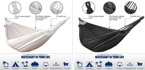 Canvas hammock garden camping - hammock,