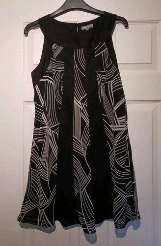 Mia moda black white - white, loose