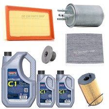 FOR JAGUAR 2.7 D LUXURY V6 FULL SERVICE KIT + 7L C1 5W30 MOTOR OIL ALL FILTERS