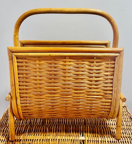 Vintage 1970s bamboo - vintage, rattan