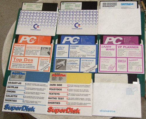 25in 360k disks of - 5.25in,