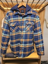 Next Boys Check Hooded Sherpa