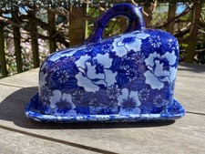 Vintage large blue white - blue,