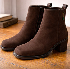 Russell & Bromley Brown Suede