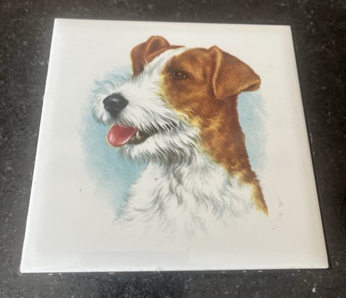 Fox terrier tin - fox,