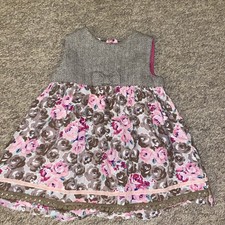 Baby Girl Monsoon Beautiful Floral Occasion Dress 0-3 Months Stunning