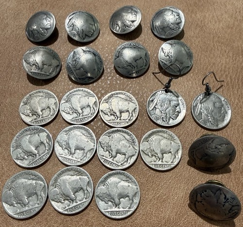 Buffalo nickel mixed lot - buffalo,