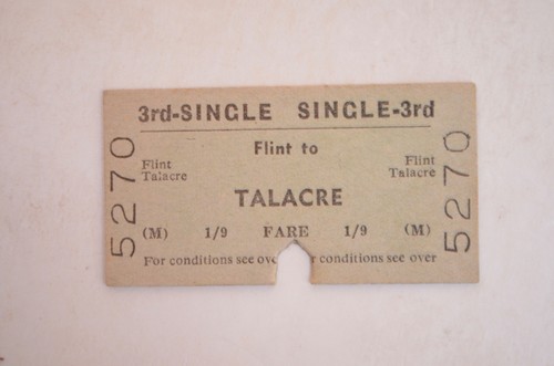 Railway ticket btc - flint, to
