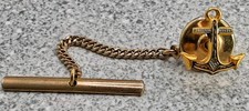 ANCHOR TIE LAPEL PIN WITH