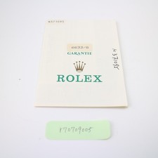 ROLEX 6633/8 Cellini Cherini Paper Genuine r70709005