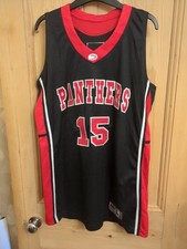 Panthers Womens Basket Ball Vest Size Or Large Intrepid #15 Pit To Pit 21