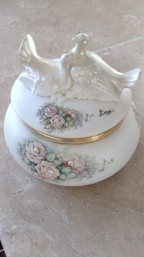 Vintage berger trinket box - ,