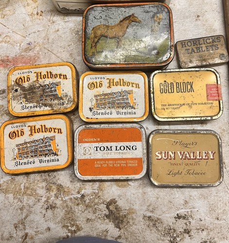 Vintage tobacco tin - vintage,