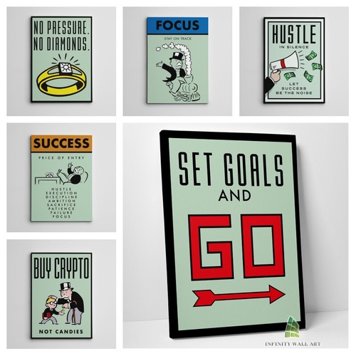 Monopoly quote canvas art - monopoly,