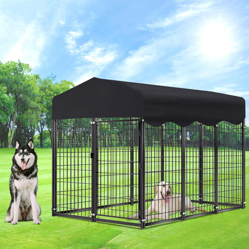 Large outdoor dog - dog, kennel