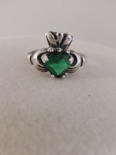 Vintage sterling silver green - vintage,