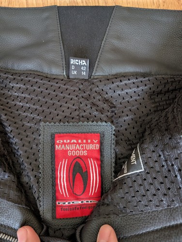 Richa ladies leather textile - leather,