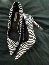 RI Zebra Print High Heel Shoes