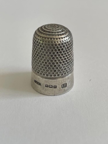 Sterling silver thimble - sterling,