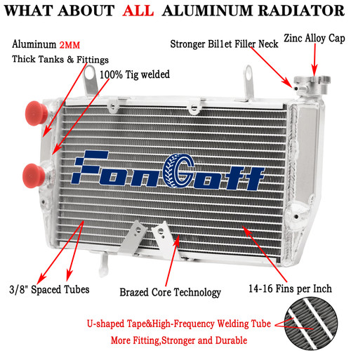 Aluminium radiator cap fit - radiator,