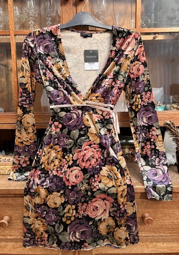 Bnwt topshop velvet floral - bnwt,