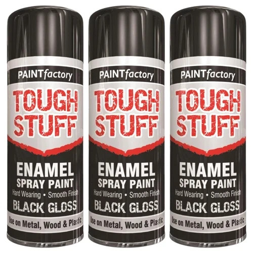 400ml enamel black gloss - black,