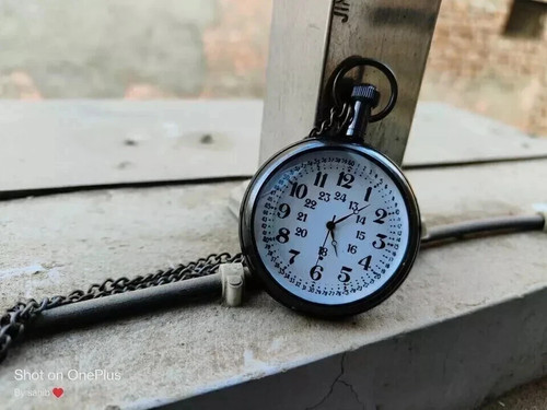 Vintage brass elgin pocket - brass,
