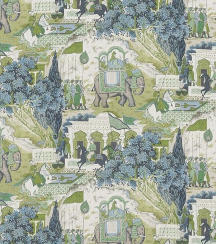 Baker curtain fabric - gp,